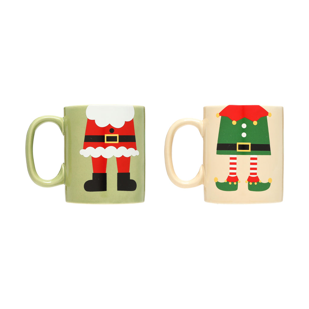 santa & elf mug set – Pearhead