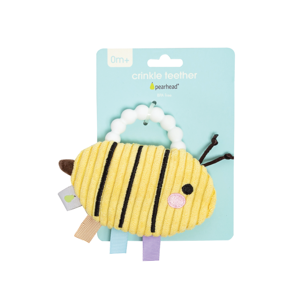 bee silicone plush teether