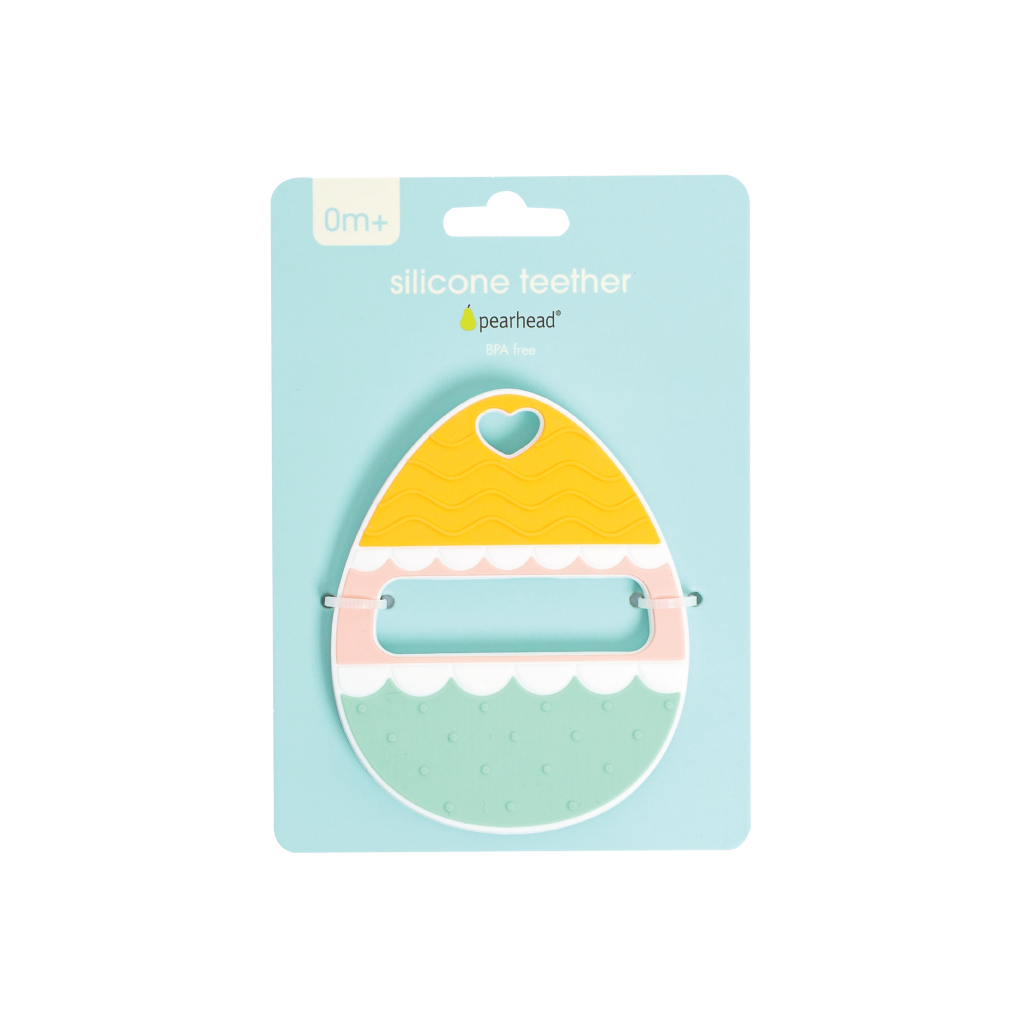 egg silicone teether