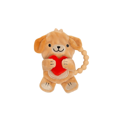 puppy silicone plush teether