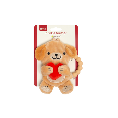 puppy silicone plush teether