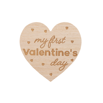 my first valentine's day photo card