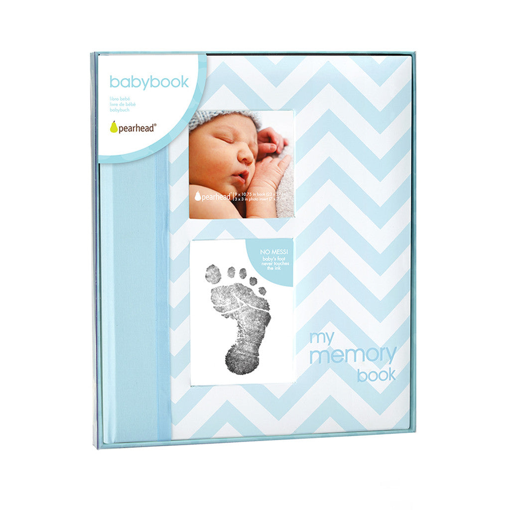 Pearhead fashion chevron baby book