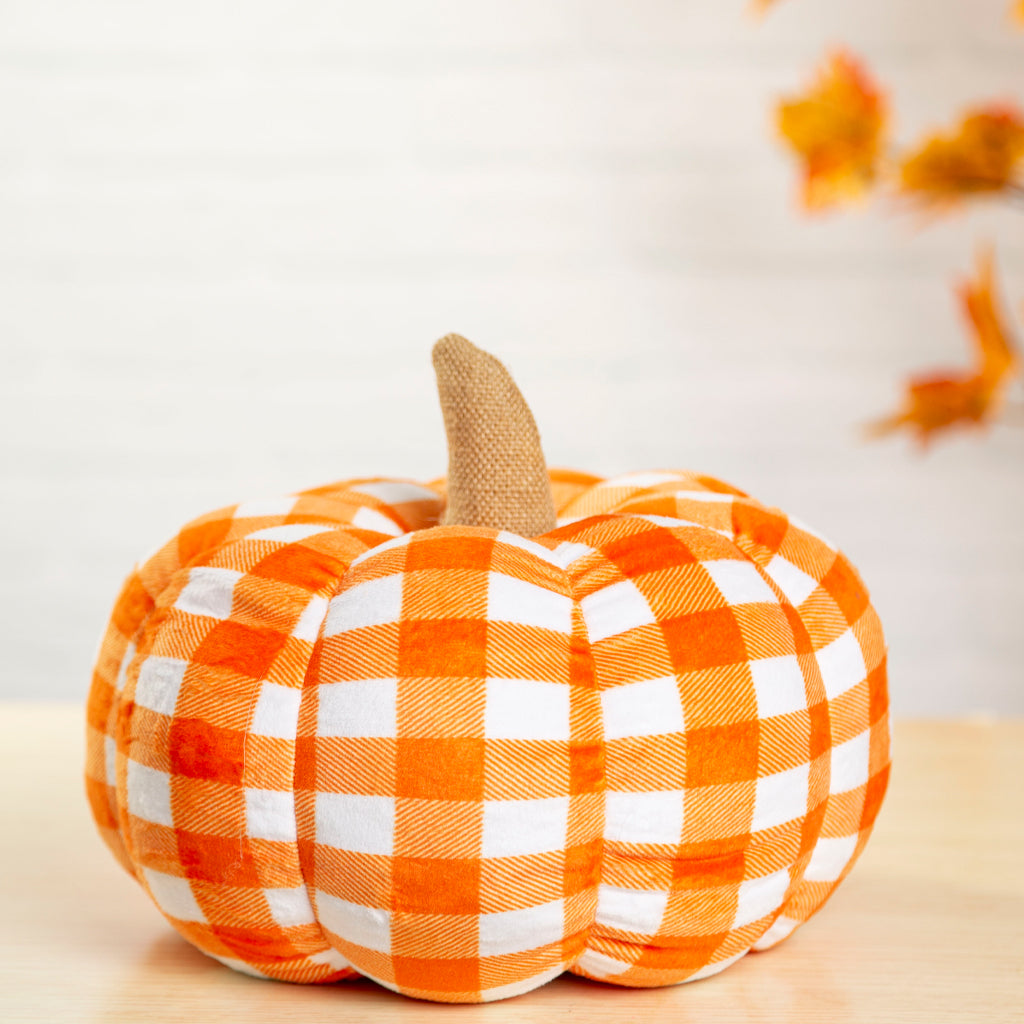 decorative plush pumpkin